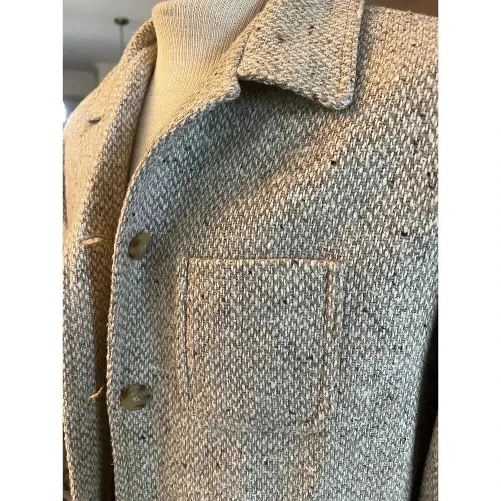 Liz Claiborn woll blend jacket petite size medium - Picture 3 of 7